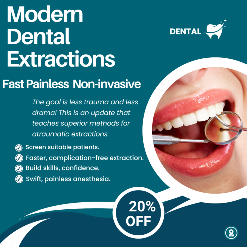 "Modern Dental Extractions: Fast, Painless, and Minimally Invasive Solutions for a Better Smile"